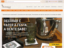 Tablet Screenshot of dracenahome.com.br